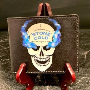 Stone Cold Steve Austin 3-16 black leather Wallet